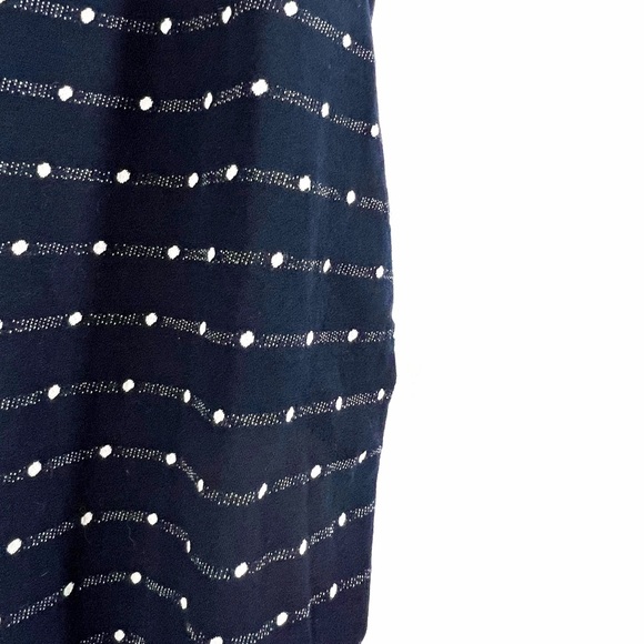 Anthropologie Caryn Black & White Polka Dot Mini Dress - Picture 7 of 12